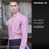 long sleeve pink shirt for men 
